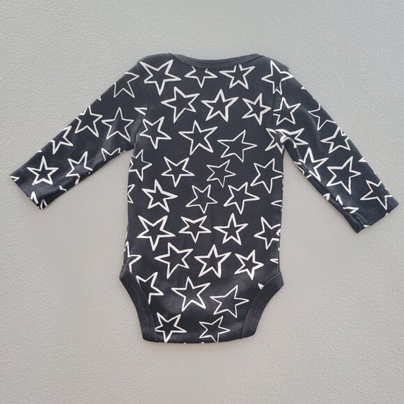 Cloud Island Black and White Outfit 0-3 Months - Picture 3 of 7